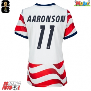Estados Unidos Brenden Aaronson #11 Primera Equipación Mujer Mundial 2026 Manga Corta